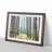View of a Pine Tree Forest - Picture Frame Painting Print-55605011-55605006