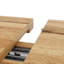 Extendable Metal Base Dining Table