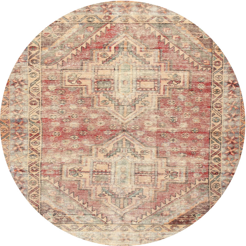 Oriental Indoor Rug, Round 4'