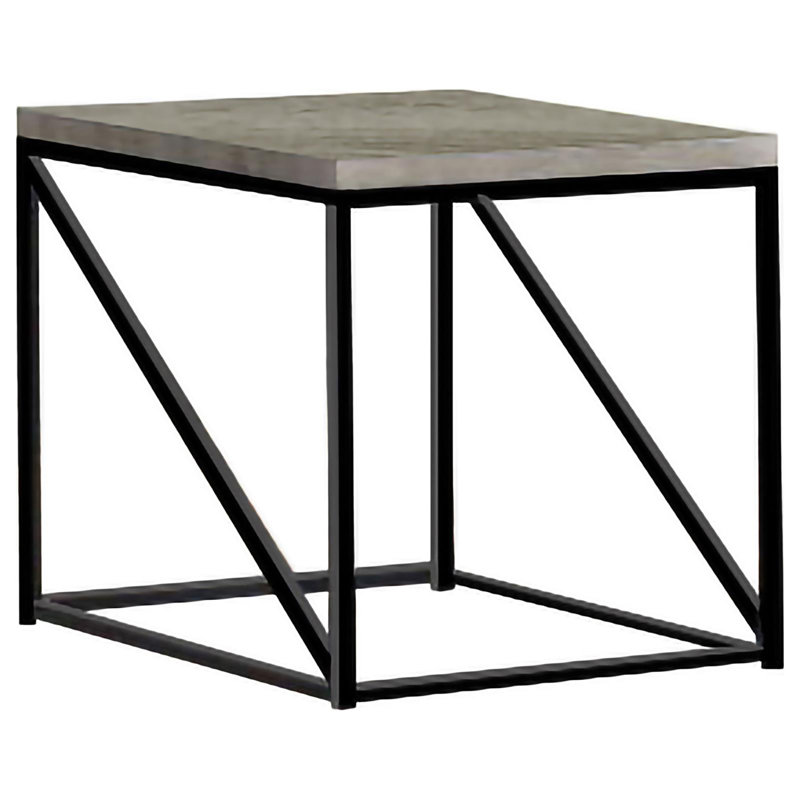Sonoma Grey Square End Table