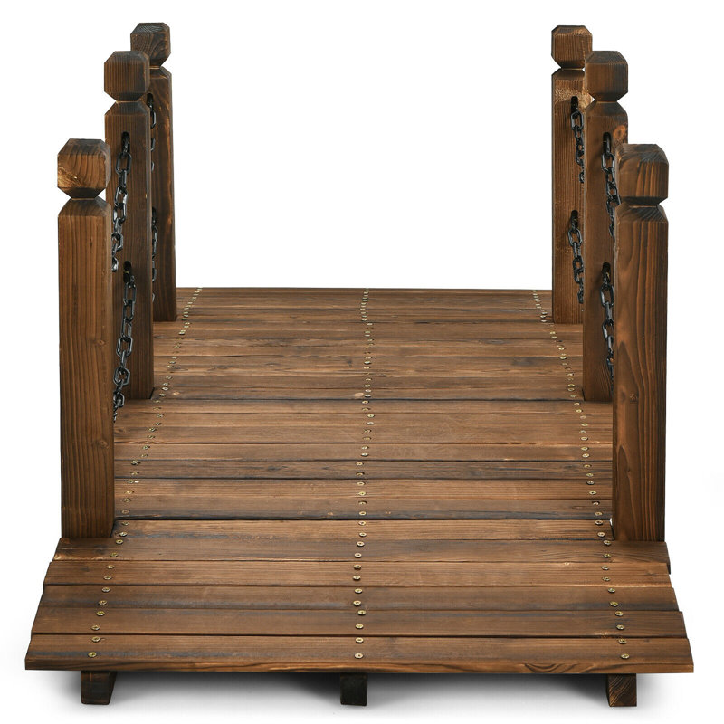 Wooden Garden Bridge