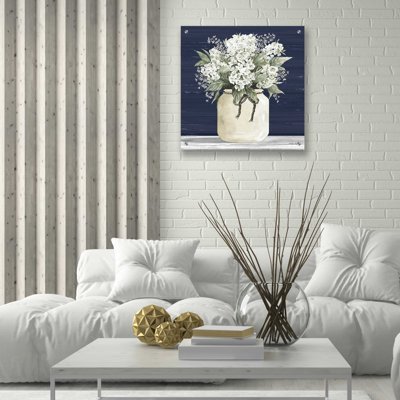 «White Flowers II» par Cindy Jacobs - impression sans cadre