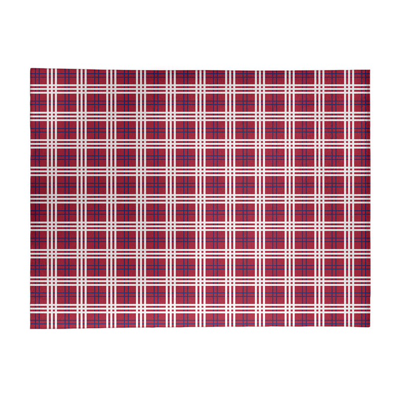 Tapis rouge à carreaux, Rectangle 8 pi x 10 pi