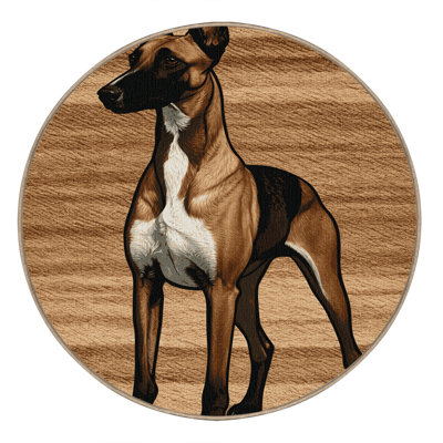 Washable Azawakh Dogs Area Rug