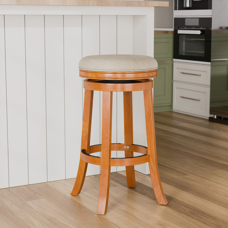 Tabouret, siège en tissu, Naturel