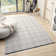Modern Checkered Non-Slip Washable Area Rug