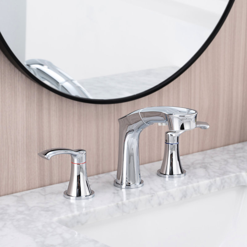 2 robinets de lavabo de salle de bain - acier inoxydable, permet un contrôle précis de l'eau, 2 poignées en acier, répond à vos besoins