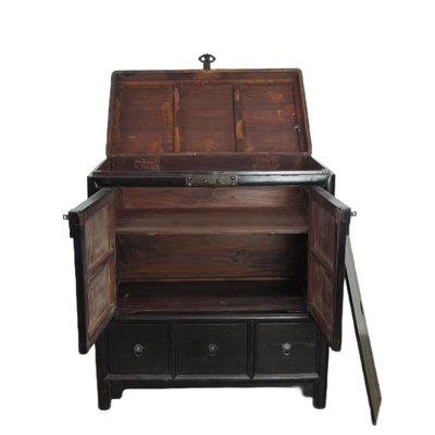 Solid Wood Accent Cabinet