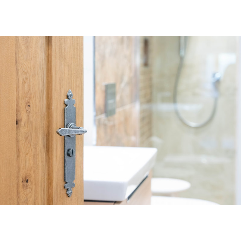 Cromwell Double Dummy Door Handle, Pewter Patina