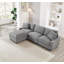 Canapé modulaire peu encombrant avec repose-pieds caché-469122233