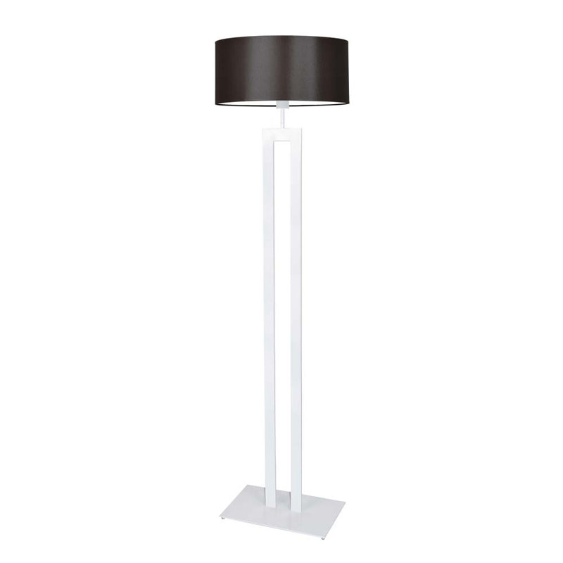 Artimizia 161cm Traditional Floor Lamp, Brown, White