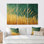 Ensemble de salon Green Gold Wheat Fields III - Farm Wall Art