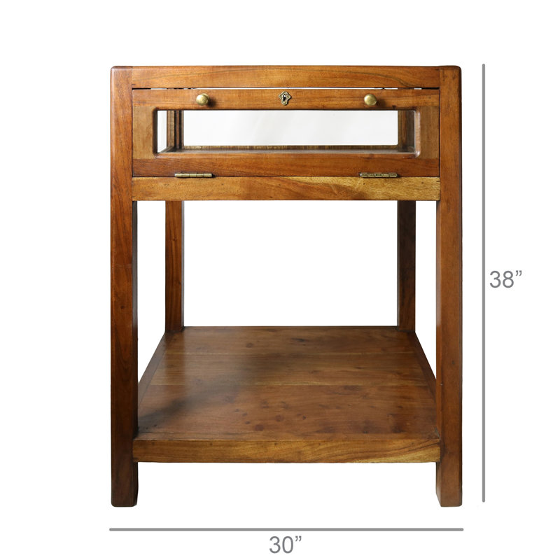 Table de bout avec rangement Gherardo