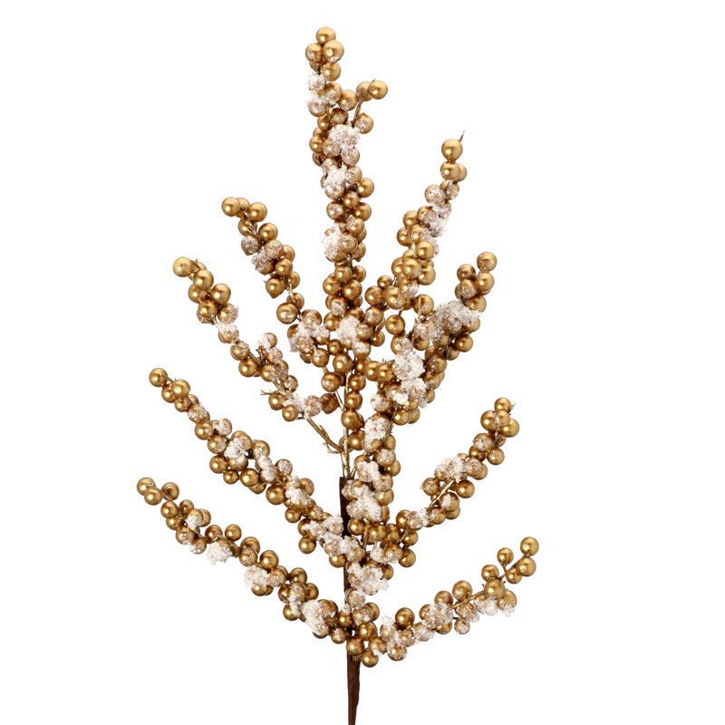 29'' Plants & Flowers Shatterproof Pick, Gold