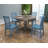 5-Piece Dining Set Mid-Century Modern Wooden Table & Upholstered Chair Set For Home, Kitchen, Dining Room-115068829-115068823