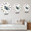 Petit pingouin volant avec étoiles et planètes I - Horloge murale-60327009