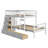 Loft Bunk Bed With Drawers And Ladder-578614729