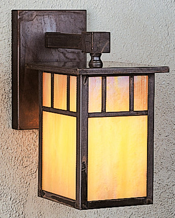 Lanterne murale d’extérieur Telly, Double barre en T, Cuivre brut, Or blanc irisé