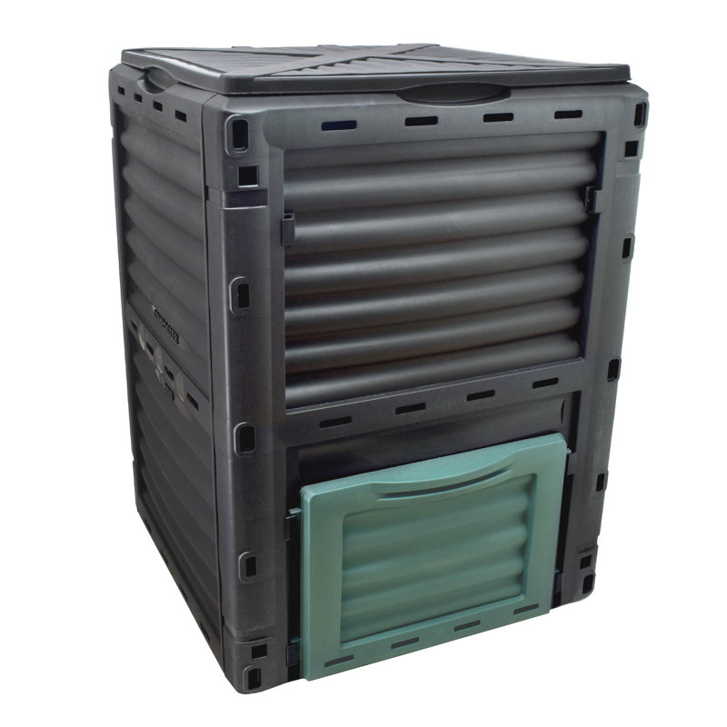 80 gallons Composteur stationnaire en plastique
