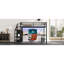 Lit mezzanine double avec bureau en L et port USB, lit mezzanine en métal avec garde-robe et tablette réglable, lit mezzanine haut avec DEL pour enfants, adolescents, adultes