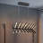 Elegant Black Linear Piano Keys Pendant Chandelier