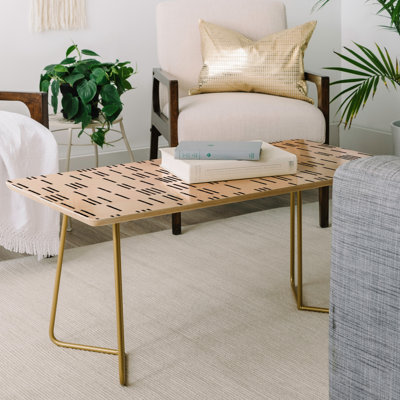Solid Wood Top Coffee Table