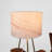 Optima Marble Lampshade Table Lamp - Bronze
