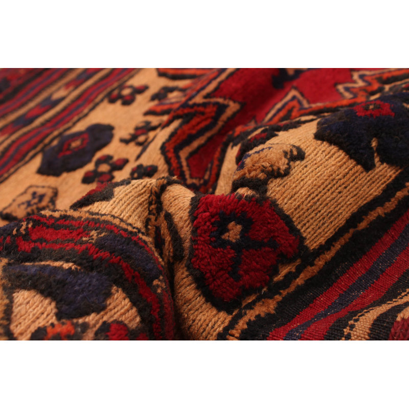 Tapis rouge tadjik 4 pi 3 po x 6 pi 0 po