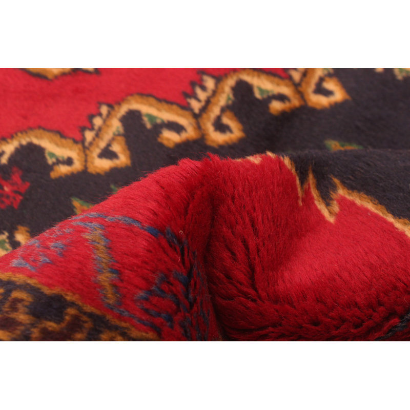 Tapis rouge foncé Lynnisha 3 pi 7 po x 6 pi 5 po