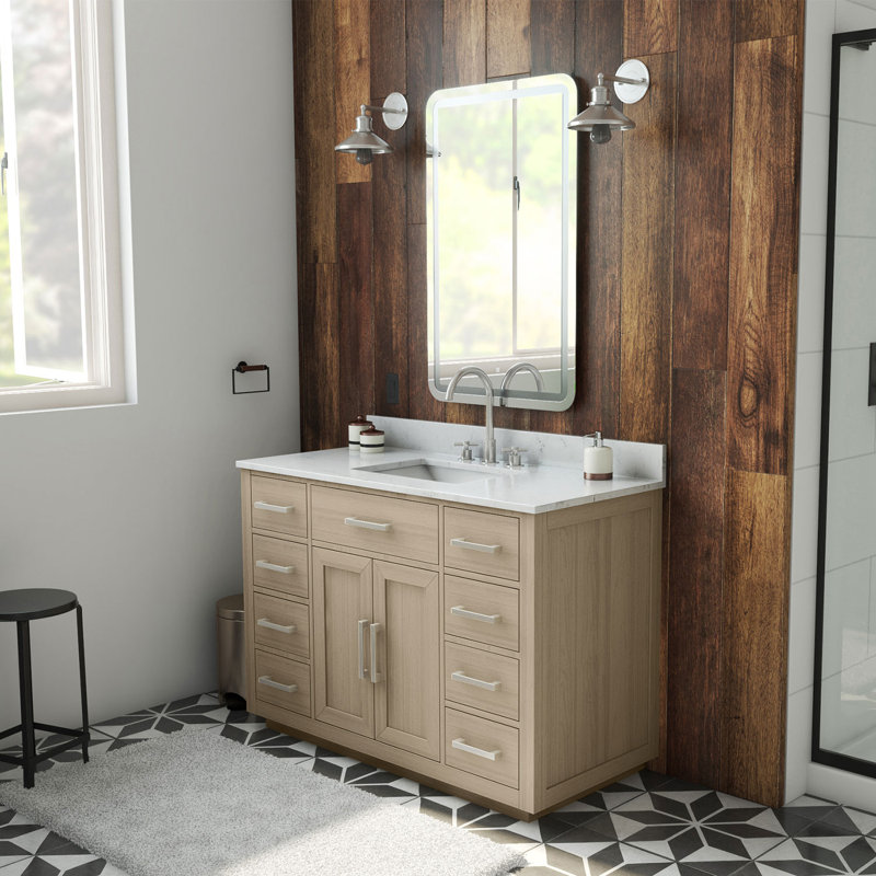 Dexterity 48" Single Bathroom Vanity Set, Light Sage