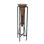 Bronze Euler Drop Vase with Black Iron Stand- Extra Large