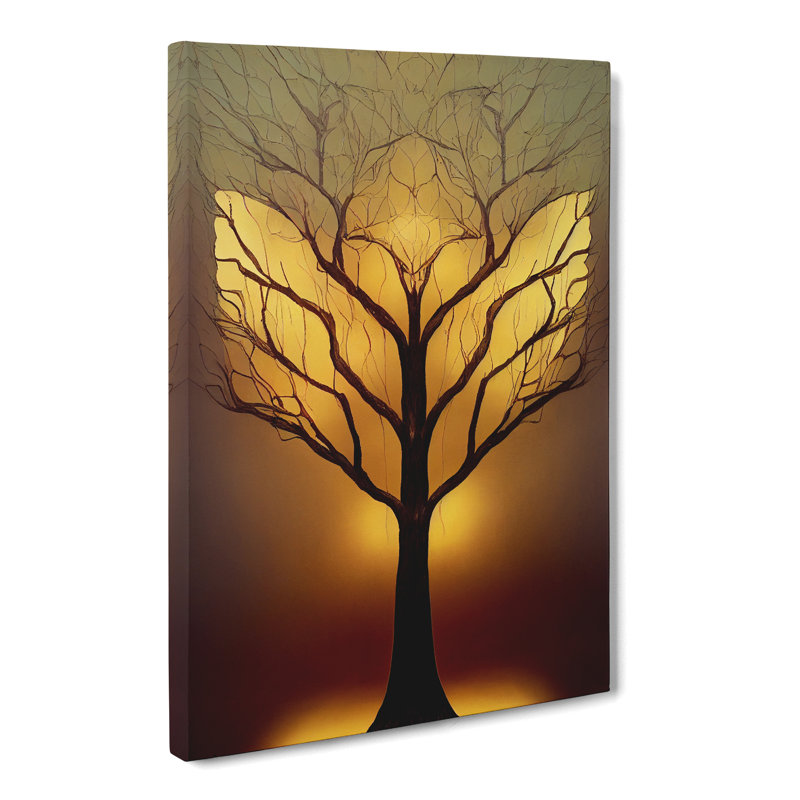 CAN-V0523-1651X Ornate Tree Vol.2 - Wrapped Canvas Print, 60cm H x 40cm W