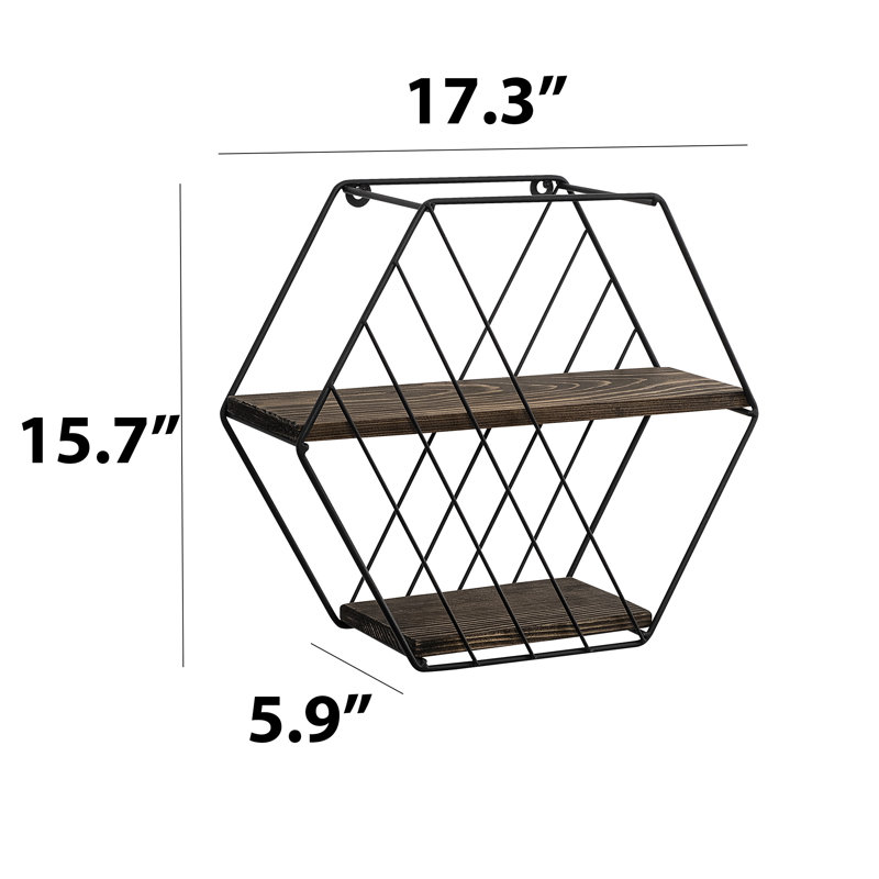 Jinora Spruce Wood Floating Shelf