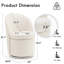 Tabouret de coiffeuse pivotant rembourré-220756084
