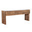 Wolf Console with White Marble Top