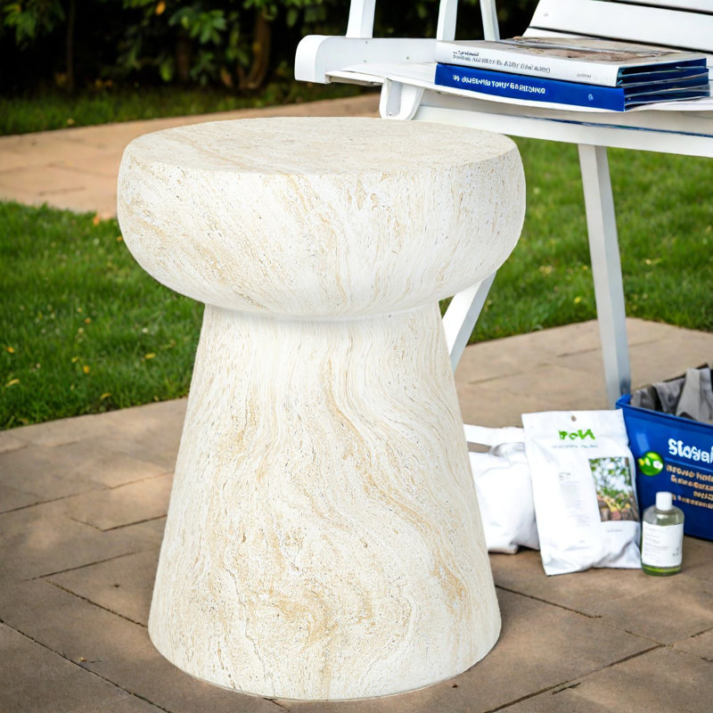Tables de patio compactes, table d'appoint Mgo Mushroom