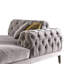 Fauteuil inclinable en velours confortable-102120447