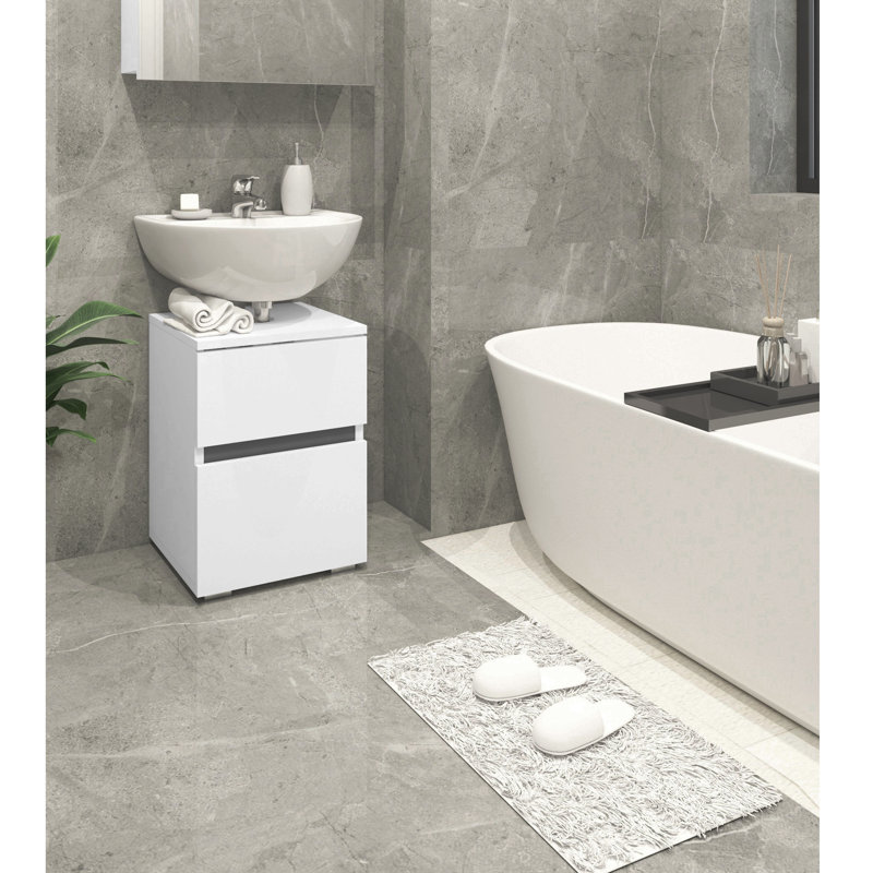 Brylynn Back To Wall Toilet Unit, White