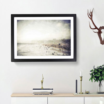 Santa Monica State Beach - Single Picture Frame Painting on MDF