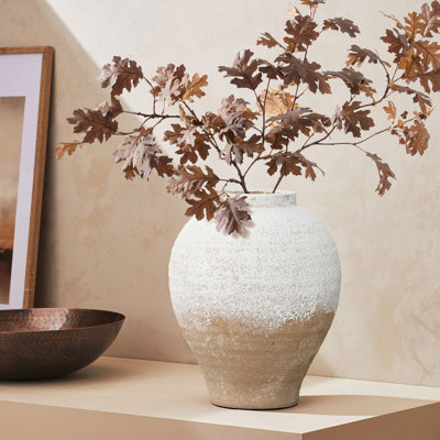 Vase en terre cuite 11 po H