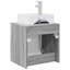 Single Bathroom Vanity with Ceramic Basin-984575504