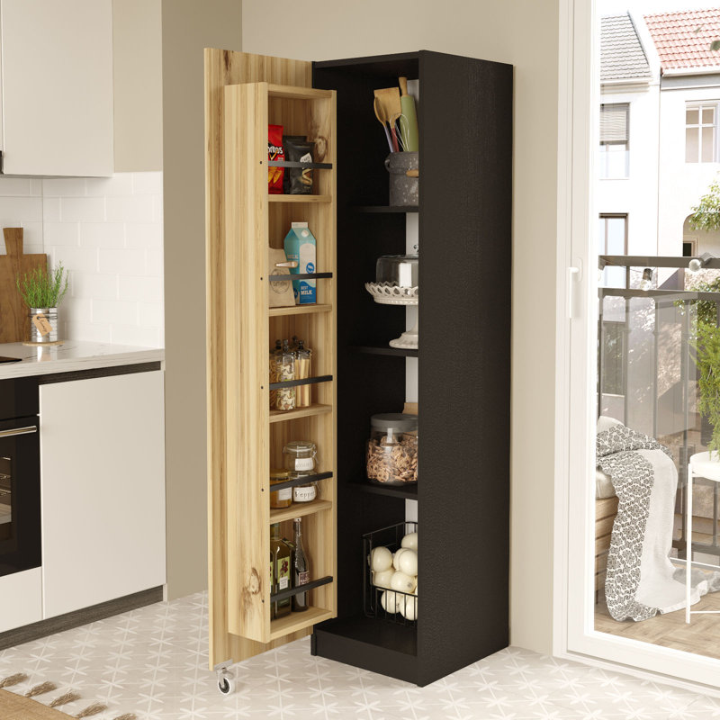 Multi Purpose Cabinet, Noir/naturel