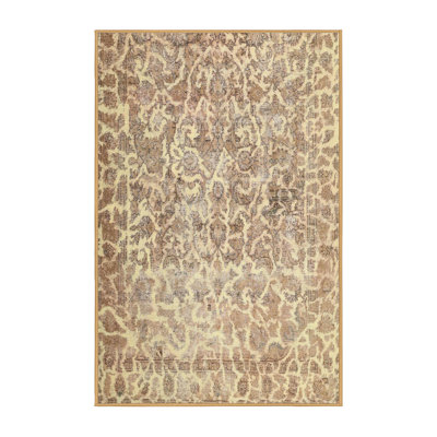 Tapis brun contemporain