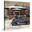 Rural Post Office At Christmas by Stevan Dohanos - Wrapped Canvas Painting-1896825821