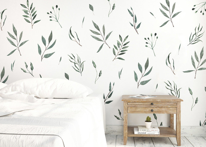 Plants & Flowers Non-Wall Damaging Wall Decal