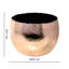 Hammered Metal Indoor Plant Pot Bowl-20881464