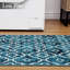 Tapis lavable à motif géométrique