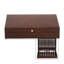 Promotional Brown Silverware Chest with Brown Lining