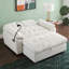 Canapé inclinable double Leisure avec dossier réglable, accoudoirs rembourrés, port de charge USB et repose-pieds de rangement assorti-1372437713