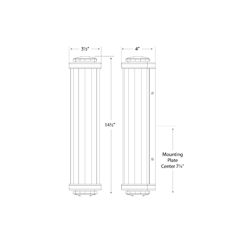 Thomas O'Brien Milton Road Bath Light, Antique Nickel